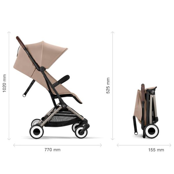 Cărucior pentru copil Cybex Orfeo 524000343/ Almond Beige photo 7