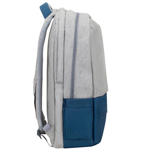 Рюкзак для ноутбука RivaCase 7567 17.3" / Dark Blue Серый /  photo 3