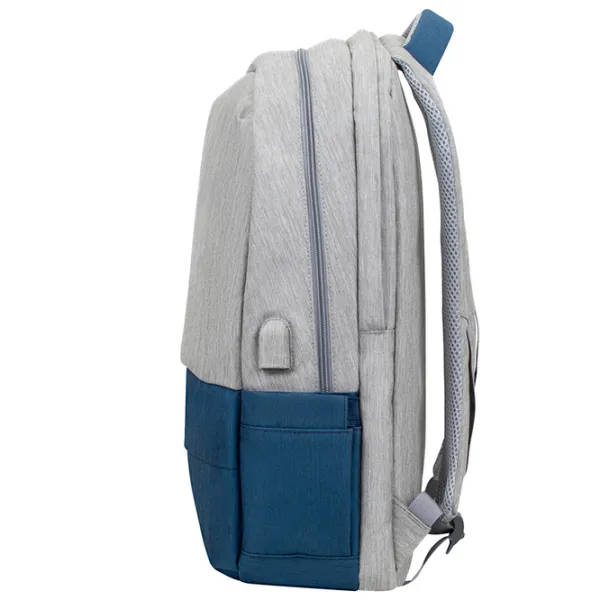 Рюкзак для ноутбука RivaCase 7567 17.3" / Dark Blue Серый /  photo 4