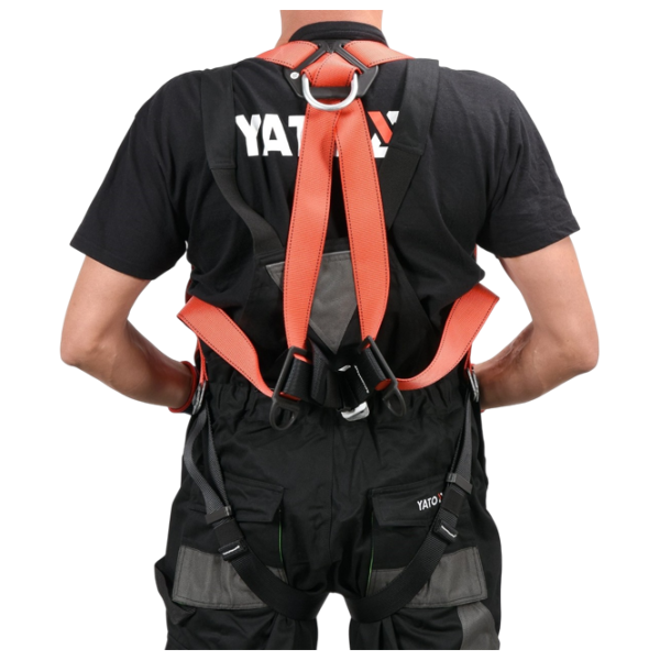 Centură de siguranță Yato YT74221 Orange / Poliester photo 5