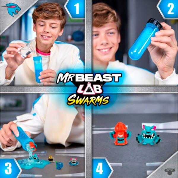 Figurină MrBeast Lab Swarms 5+ / Blue photo 5