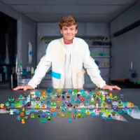 Figurină MrBeast Lab Swarms 5+ / Blue photo 7
