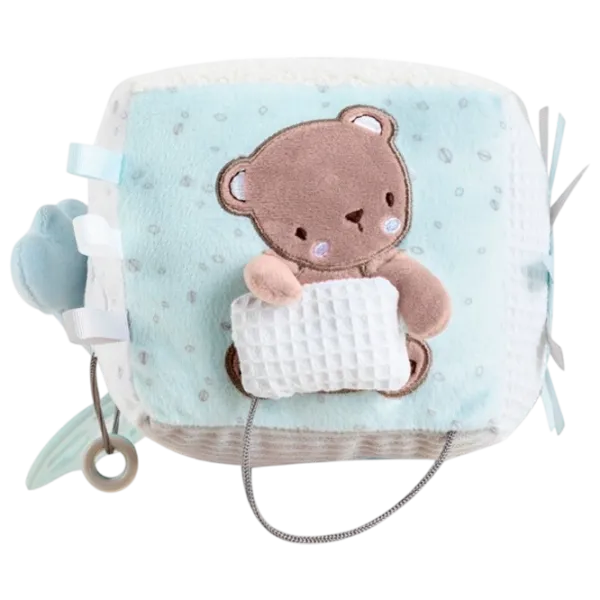 Jucărie moale KikkaBoo Animals Activity Cube Dream  0+ / Blue photo 1