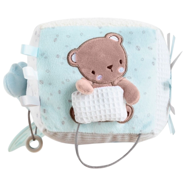 Jucărie moale KikkaBoo Animals Activity Cube Dream  0+ / Blue photo 1