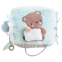 Jucărie moale KikkaBoo Animals Activity Cube Dream  0+ / Blue