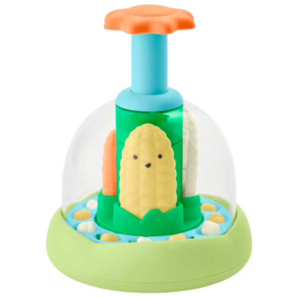 Jucărie interactivă Skip Hop Push & Spin Farmstand 195861849599 0.6+ / Green photo 1