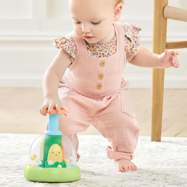 Jucărie interactivă Skip Hop Push & Spin Farmstand 195861849599 0.6+ / Green photo 5