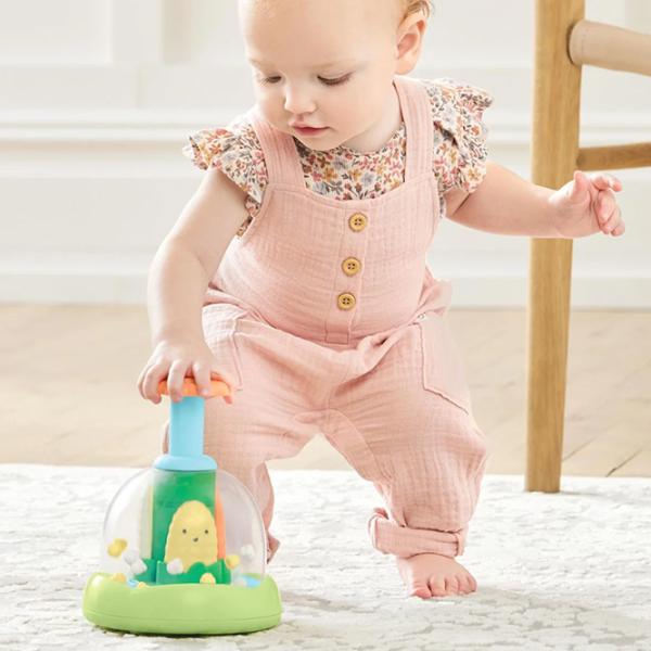 Jucărie interactivă Skip Hop Push & Spin Farmstand 195861849599 0.6+ / Green photo 5