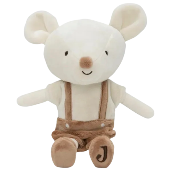 Мягкая игрушка Jollein Mouse Bowie 8717329377943 0.6+ / Бежевый photo 1