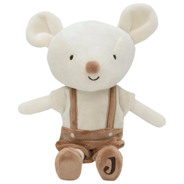 Мягкая игрушка Jollein Mouse Bowie 8717329377943 0.6+ / Бежевый photo 1