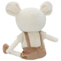 Jucărie moale Jollein Mouse Bowie 8717329377943 0.6+ / Beige photo 3