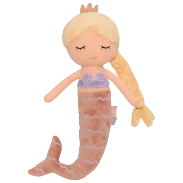 Jucărie moale Jollein Mermaid Ella 8717329388956 0.6+ / Beige photo 1