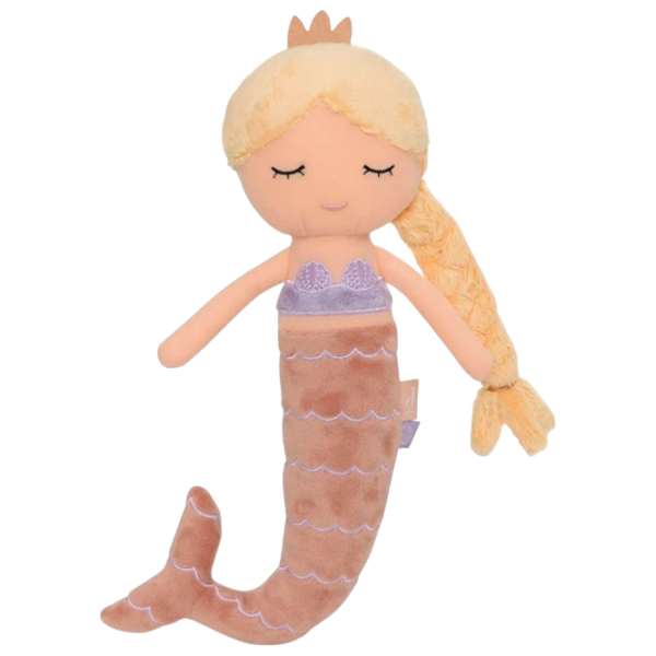 Jucărie moale Jollein Mermaid Ella 8717329388956 0.6+ / Beige photo 1