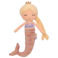 Jucărie moale Jollein Mermaid Ella 8717329388956 0.6+ / Beige