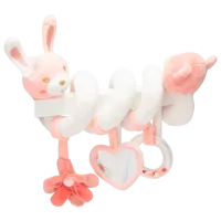 Игрушка для колясок и кроваток Premaman Animals My Little Princess PJQ0II-ECR-UNQ 0+ / Розовый