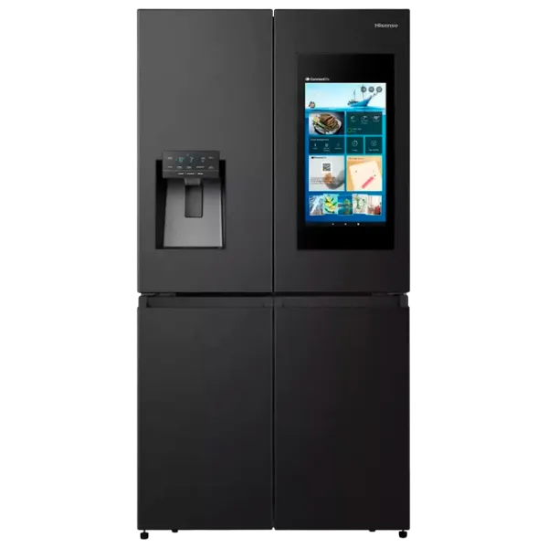 Frigider Hisense RQ760N4IFE cu congelator jos 577 l / 178.5 cm / Black photo 1