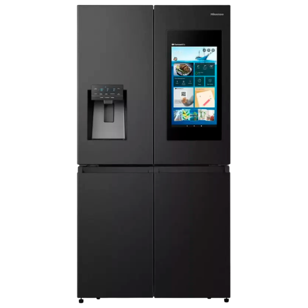 Frigider Hisense RQ760N4IFE cu congelator jos 577 l / 178.5 cm / Black photo 1