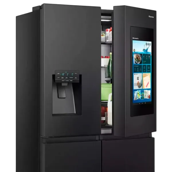 Frigider Hisense RQ760N4IFE cu congelator jos 577 l / 178.5 cm / Black photo 2