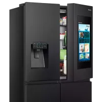 Frigider Hisense RQ760N4IFE cu congelator jos 577 l / 178.5 cm / Black photo 2