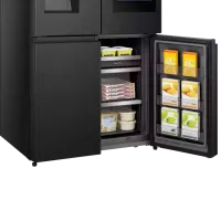 Frigider Hisense RQ760N4IFE cu congelator jos 577 l / 178.5 cm / Black photo 3