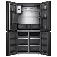 Frigider Hisense RQ760N4IFE cu congelator jos 577 l / 178.5 cm / Black photo 5