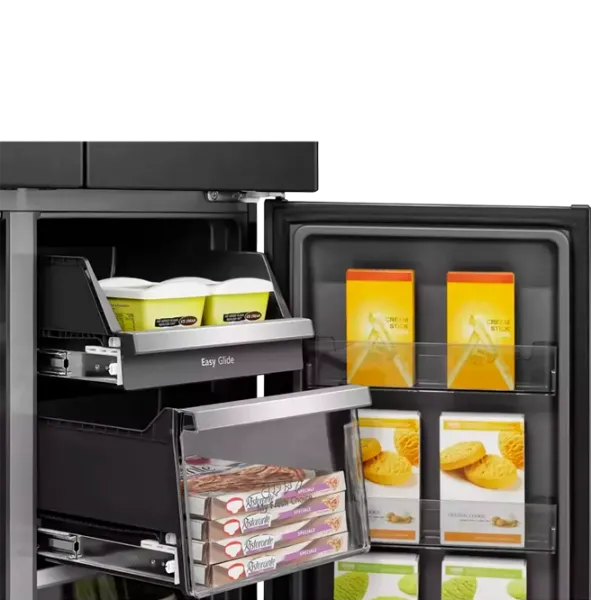 Frigider Hisense RQ760N4IFE cu congelator jos 577 l / 178.5 cm / Black photo 8