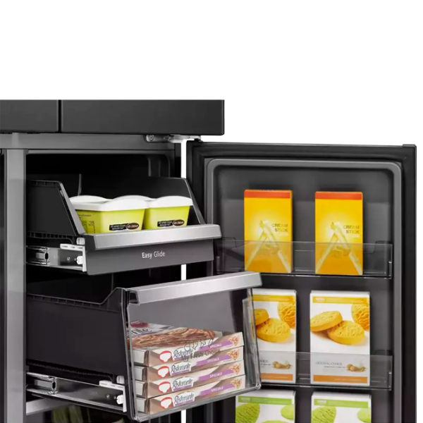 Frigider Hisense RQ760N4IFE cu congelator jos 577 l / 178.5 cm / Black photo 8