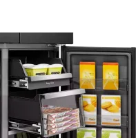 Frigider Hisense RQ760N4IFE cu congelator jos 577 l / 178.5 cm / Black photo 8