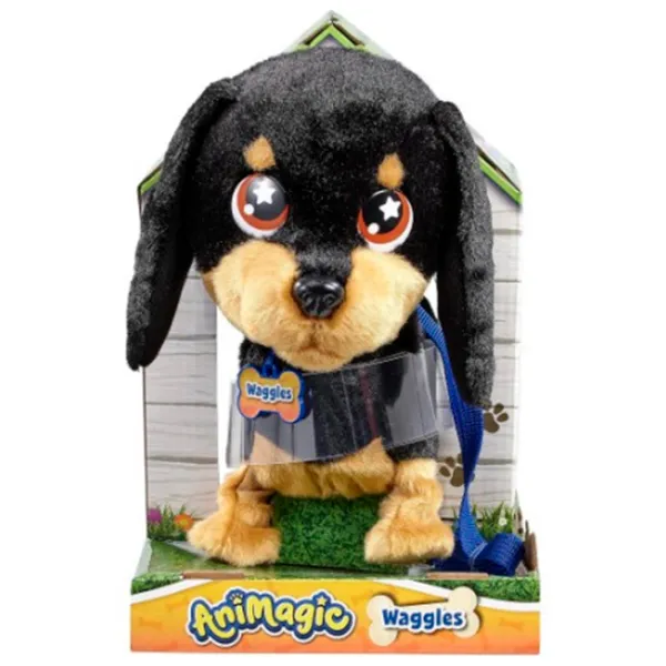 Интерактивная игрушка Animagic Animals Waggles 919091A 3+ / Черный photo 3