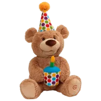 Мягкая игрушка Gund Animals Happy Birthday 6049942  / Коричневый