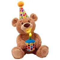 Jucărie moale Gund Animals Happy Birthday 6049942 / Brown photo 2