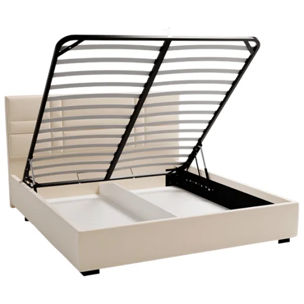 Кровать My-Style my-Rita 200 x 200 см / Фанера / Кремовый photo 4