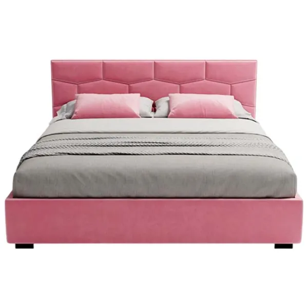 Кровать My-Style my-Mili 200 x 200 см / Фанера / Розовый photo 3