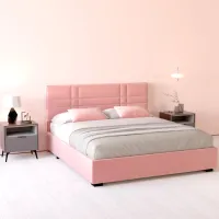 Кровать My-Style my-Rita 200 x 200 см / Фанера / Фуксия photo 5