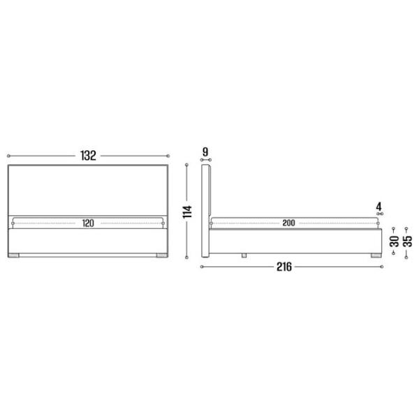 Кровать My-Style my-Rita 120 x 200 см / Фанера / Салатовый  photo 8