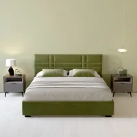 Кровать My-Style my-Rita 200 x 200 см / Фанера / Хаки photo 6