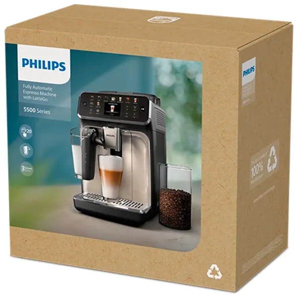 Aparat de cafea Philips EP5543/90  / 1.8 l / White photo 5