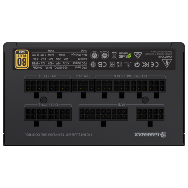 Блок питания Gamemax GX-750 PRO 80+ Gold / 750 Вт photo 6 Блок питания Gamemax GX-750 PRO 80+ Gold / 750 Вт photo 6