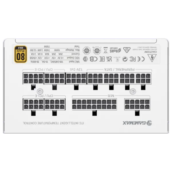 Блок питания Gamemax GX-750 PRO 80+ Gold / 750 Вт photo 6