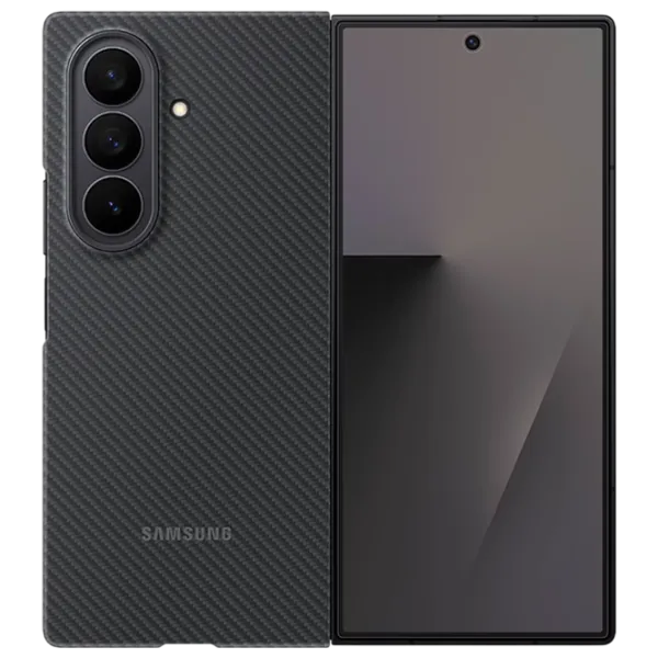 Husă pentru smartphone Samsung Galaxy Fold 7 Samsung / Flip Cover / TPU / Black Carbon black photo 1 Husă pentru smartphone Samsung Galaxy Fold 7 Samsung / Flip Cover / TPU / Black Carbon black photo 1