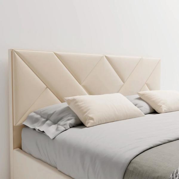 Кровать My-Style my-Iris 200 x 200 см / Фанера / Кремовый photo 2 Кровать My-Style my-Iris 200 x 200 см / Фанера / Кремовый photo 2