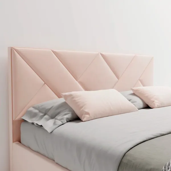 Кровать My-Style my-Iris 200 x 200 см / Фанера / Светло-розовый photo 5