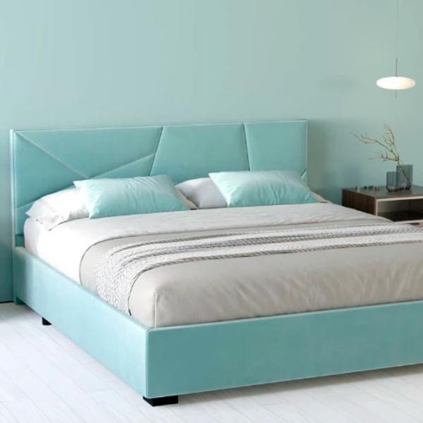 Кровать My-Style my-Iris 200 x 200 см / Фанера / Голубой photo 2