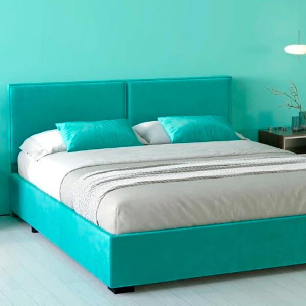 Кровать My-Style my-Iris 200 x 200 см / Фанера / Бирюзовый photo 3