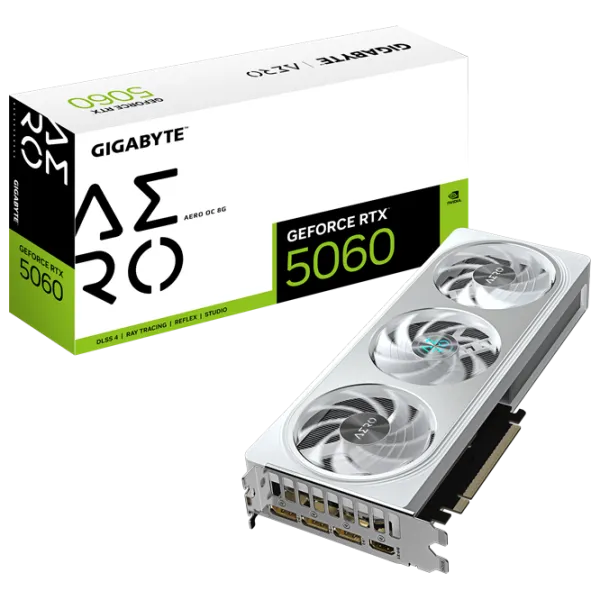 Placă video Gigabyte GeForce RTX 5060 AERO OC PCI Express x16 5.0 / 8 GB photo 9