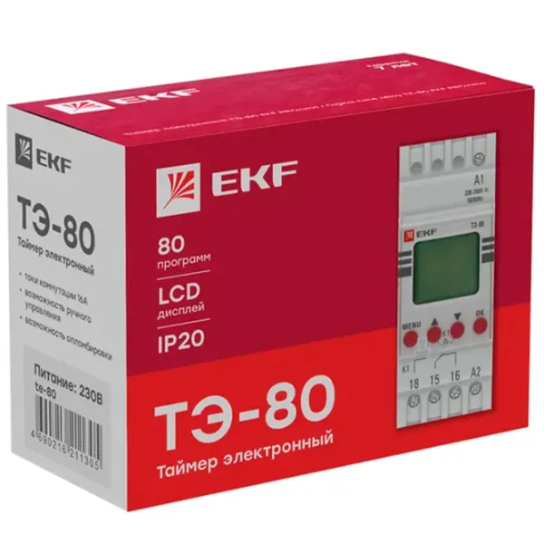 Releu de timp EKF TE-80 240 V / 50 - 60 Hz photo 3