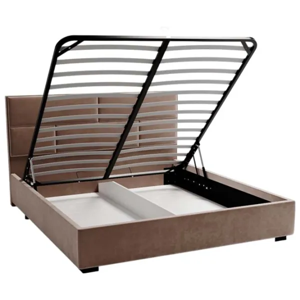 Кровать My-Style my-Cora 200 x 200 см / Фанера / Коричневый photo 5