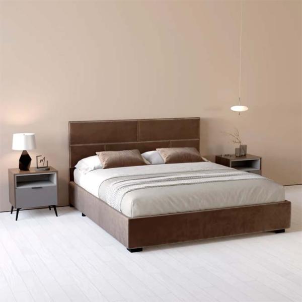 Кровать My-Style my-Cora 200 x 200 см / Фанера / Тёмно-коричневый photo 4