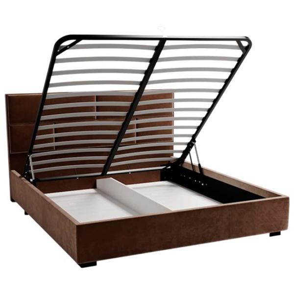 Кровать My-Style my-Cora 200 x 200 см / Фанера / Тёмно-коричневый photo 5