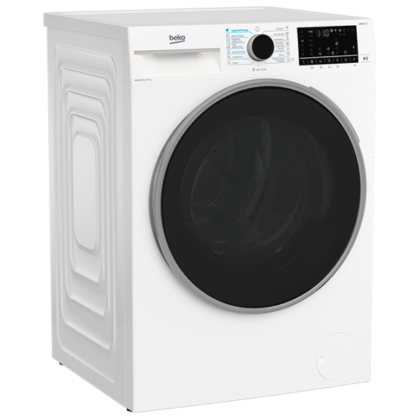 Mașină de spălat Beko B5DFT58447W 8 kg / 1400 rpm / White photo 2